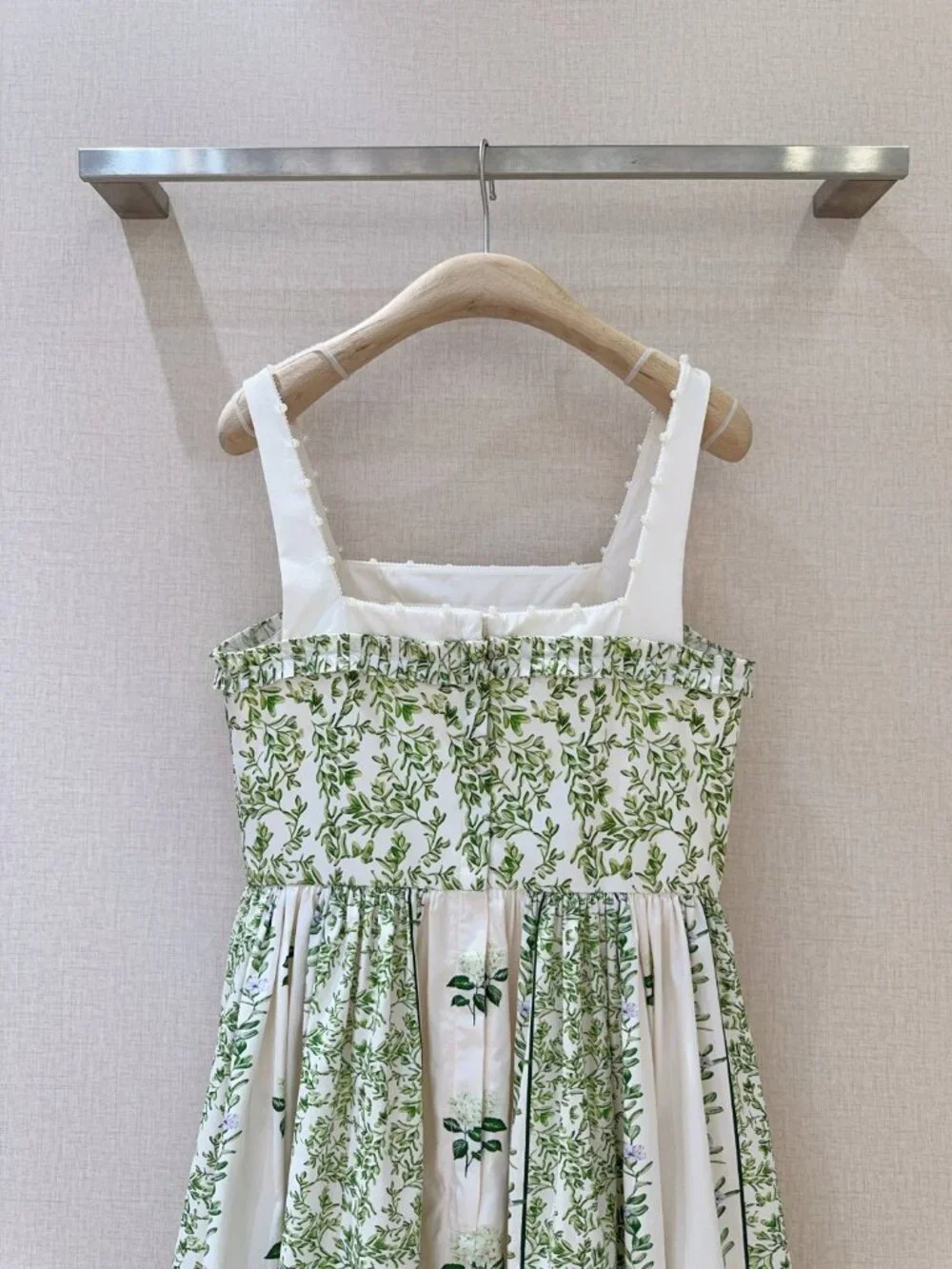 Agua by Agua Bendita Green Floral Print Slip Dress - Picture 5 of 7